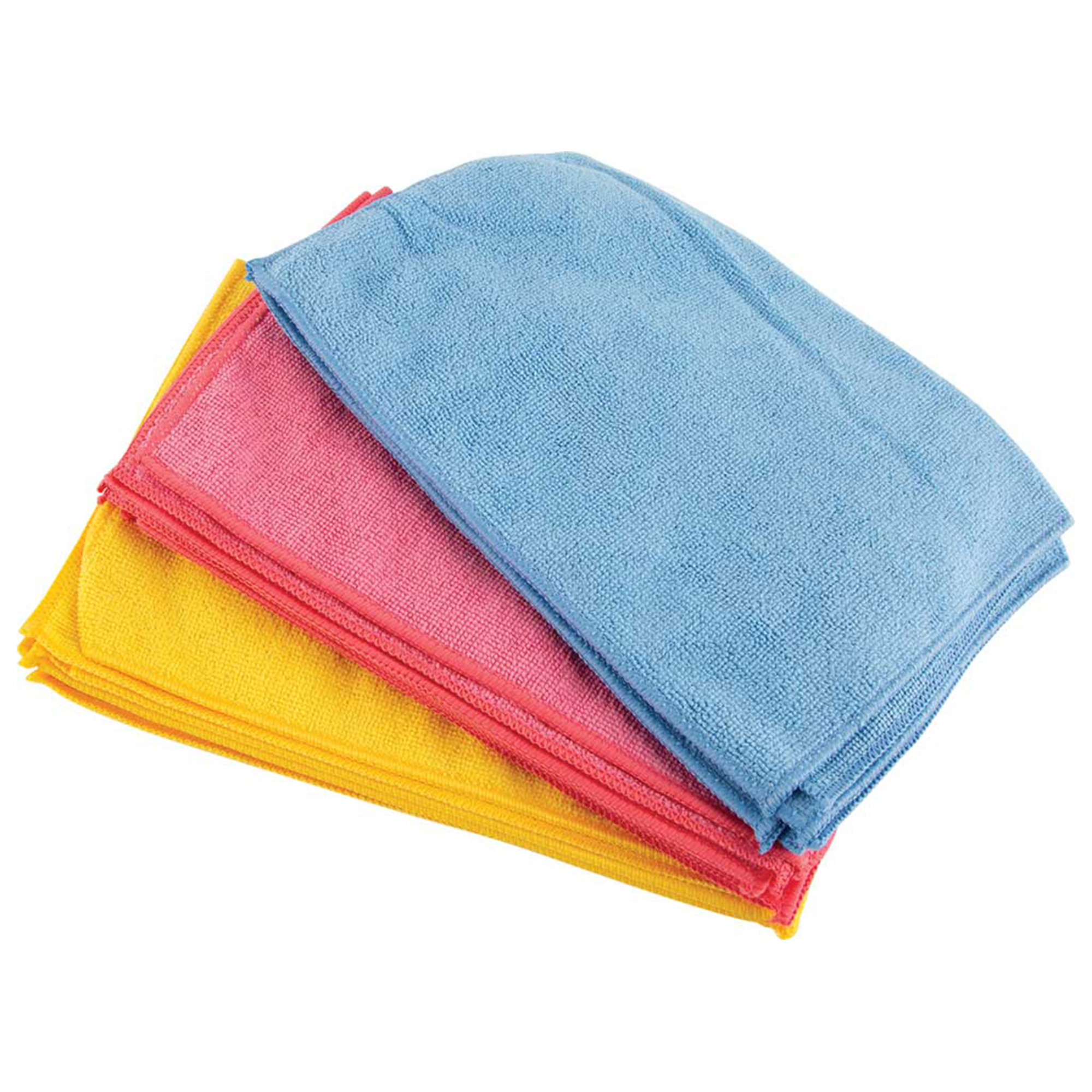 Performance Tool Microfiber Towels — 12 Pk., Soft, Lint-Free, Scratch-Resistant, Ultra-Absorbent, Model# PRTW1482